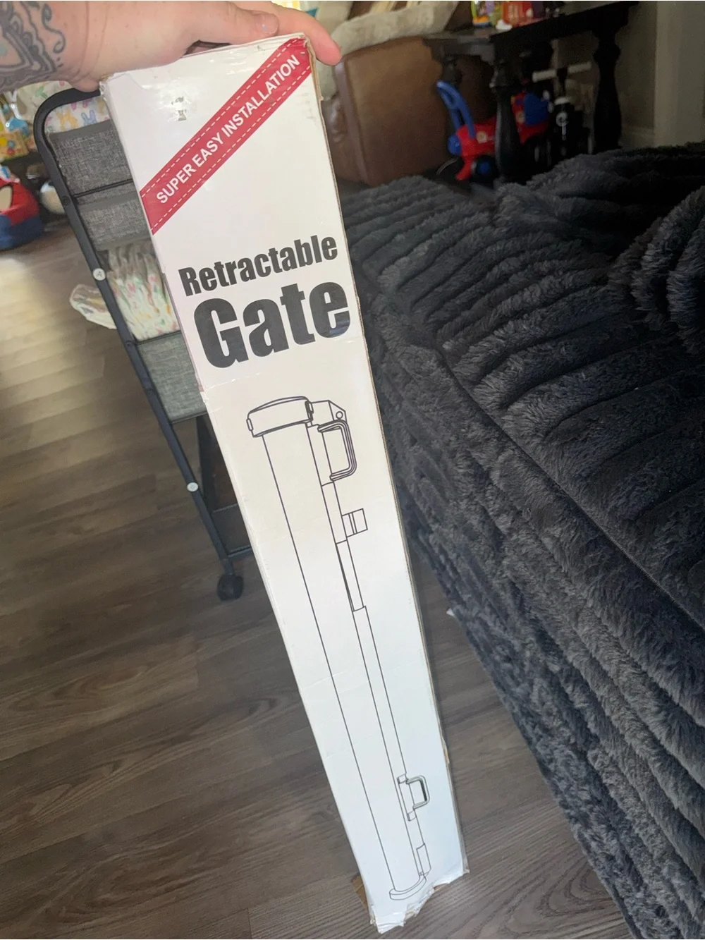 Retractable Gate - grey - Picture 4 of 4